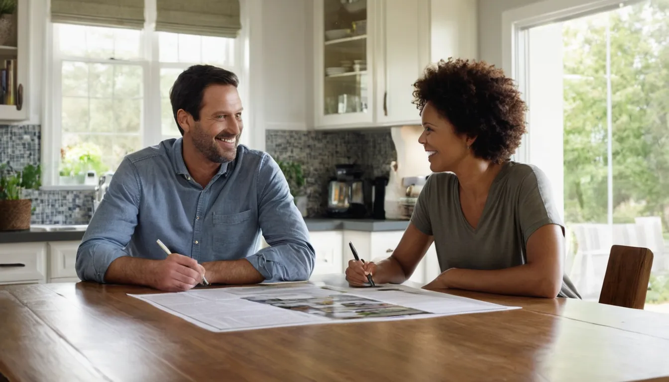 Provider reviewing a written quote with a homeowner in the Orlando area